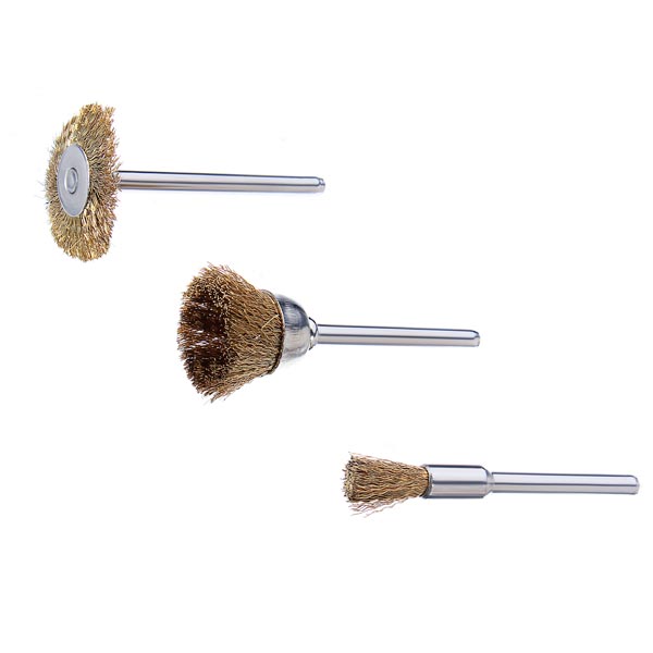 Wire Brass Brush Brushes Wheel Dremel Accessories for Rotary Tools