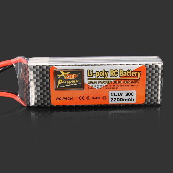 ZOP Power 11.1V 2200MAH 30C Lipo Battery XT60 Plug