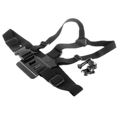 ST-25 Adjustable Body Chest Strap Mount Belt Harness with Buckle Bracket Screw for GoPro Hero 4 / 3+ / 3 / 2 / 1 (Black)