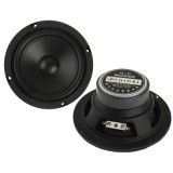 30W Midrange Speaker, Impedance: 8ohm, Inside Diameter: 4.5 inch, Outside Diameter: 5.5 inch (Black)