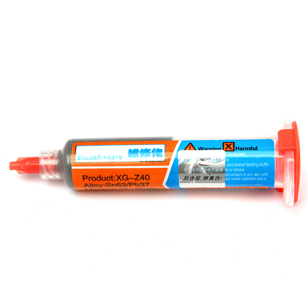 XG-Z40 10cc Syringe Solder Paste Flux Paste Sn63/Pb37 25-45um