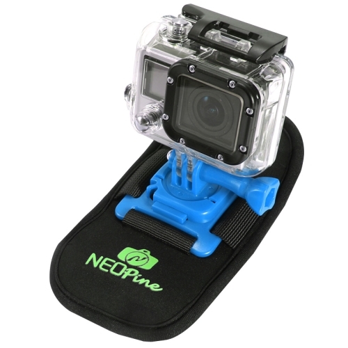 Fashionable 360 Degree Rotation Diving Material Camera Belt / Shoulder Harness for GoPro HERO4 /3+ /3 /2 /1,Xiaomi Yi,SJCAM SJ6000 / SJ5000 / SJ5000 WIFI / SJ4000 Sport Camera (Blue)