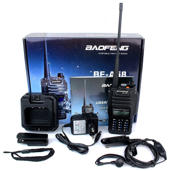 Baofeng BF-A58 UHF VHF 5W Two Way Radio Walkie Talkie 128CH Dual Band Waterproof Dustproof