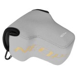 NEOpine Neoprene Shockproof Soft Case Bag with Hook for Nikon P900s Camera (Grey)