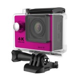 H9 4K Ultra HD1080P 12MP 2 inch LCD Screen WiFi Sports Camera, 170 Degrees Wide Angle Lens, 30m Waterproof (Pink)