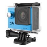 H9 4K Ultra HD1080P 12MP 2 inch LCD Screen WiFi Sports Camera, 170 Degrees Wide Angle Lens, 30m Waterproof (Blue)