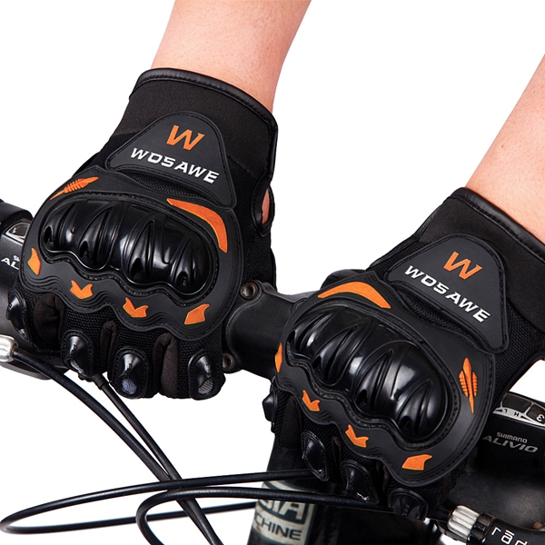WOSAWE Off-road Vehicle Motorcycle Riding Gloves Full finger With Hard Shell Anti Fall Gloves