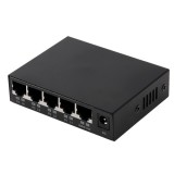 5 Ports 10/100Mbps POE Switch IEEE802.3af Power Over Ethernet Network Switch for IP Camera VoIP Phone AP Devices