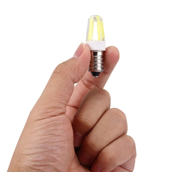 E14 2W PC Material Dimmable 4 LED Filament Light Bulb for Halls, AC 220-240V (White Light)