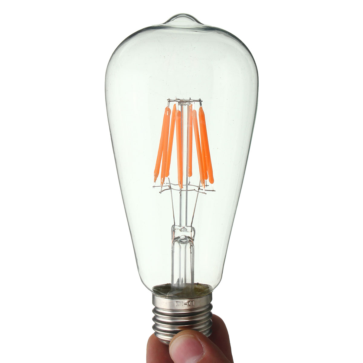 Warme Vintage Licht Industrie ST64 Filament Dekorative 2W 4W 6W 8W E27 Birne LED 