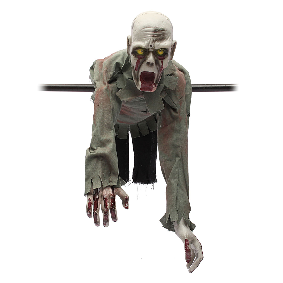 Crawling Zombie Scary Horror Bloody Haunted Animated Prop Halloween Decorations