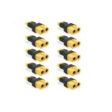 10Pcs XT30 Male to XT60 Female Adapter for Multi Rotor Battery Connector