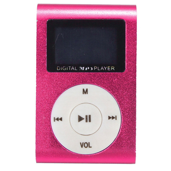 Mini USB Clip MP3 Music Media Player LCD Screen Support 32GB Micro SD TF Card