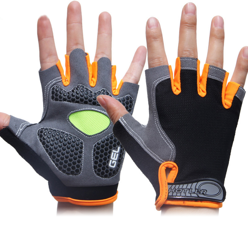 VEBE Women's Biking Cycling Gloves Non-Slip Shockproof Short Finger Gloves Outdo