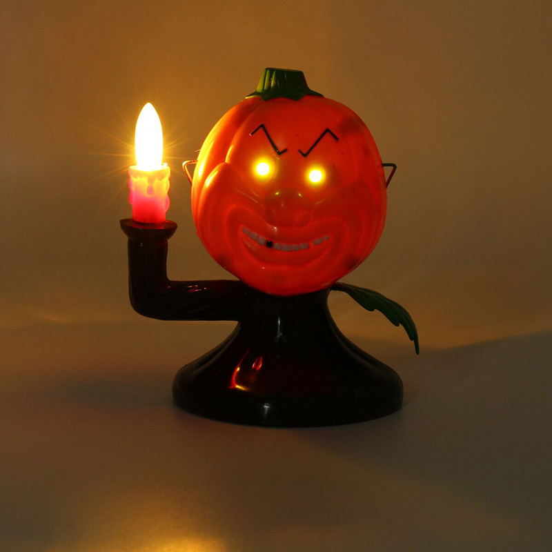 Hallowen Party Home Decoration Supplies Portable Luminous Ghost Lamp Toys For Kids Children Gift