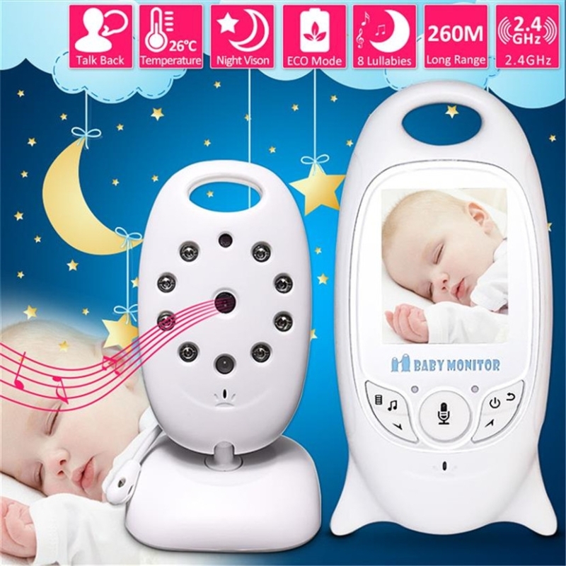 VB601 2.0 inch LCD Screen Hassle-Free Portable Baby Monitor, Support Two Way Talk Back, Night Vision