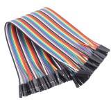 40-Pin F – F Rainbow Dupont Cable Female to Female Jumper Wire for Arduino