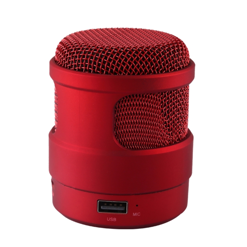 S-13 Portable Stereo Music Wireless Bluetooth Speaker, Built-in MIC, Support Hands-free Calls & TF Card & AUX Audio & FM Function, Bluetooth Distance: 10m (Red)