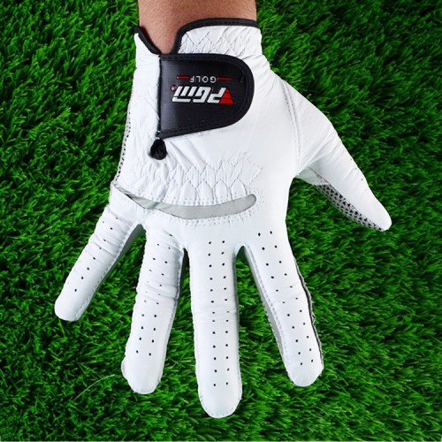 Right Hand Sheepskin Anti-slip Particle Golf Men Gloves, 26#