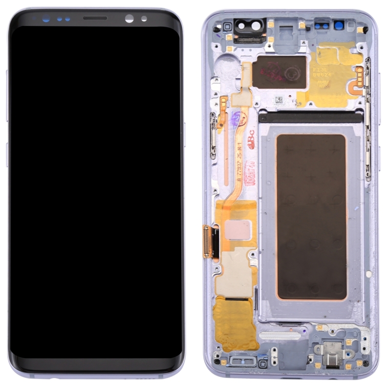 Replacement for Samsung Galaxy S8 / G950 Original LCD Screen + Original Touch Screen Digitizer Assembly with Frame (Orchid Gray)