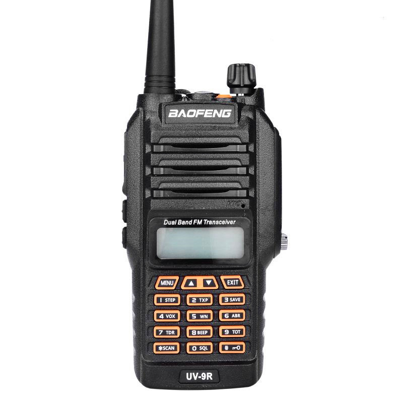 BAOFENG-UV-9R Walkie Talkie IP67 Waterproof Dual Band 136-174/400-520MHz Ham Radio 8W 10KM Range
