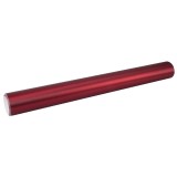 1.52 * 0.5m Waterproof PVC Wire Drawing Brushed Chrome Vinyl Wrap Car Sticker Automobile Ice Film Stickers Car Styling Matte Brushed Car Wrap Vinyl Film (Red)