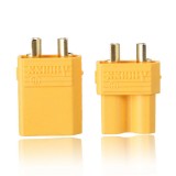 10 Pairs XT30 2mm Golden Male Female Non-slip Plug Interface Connector