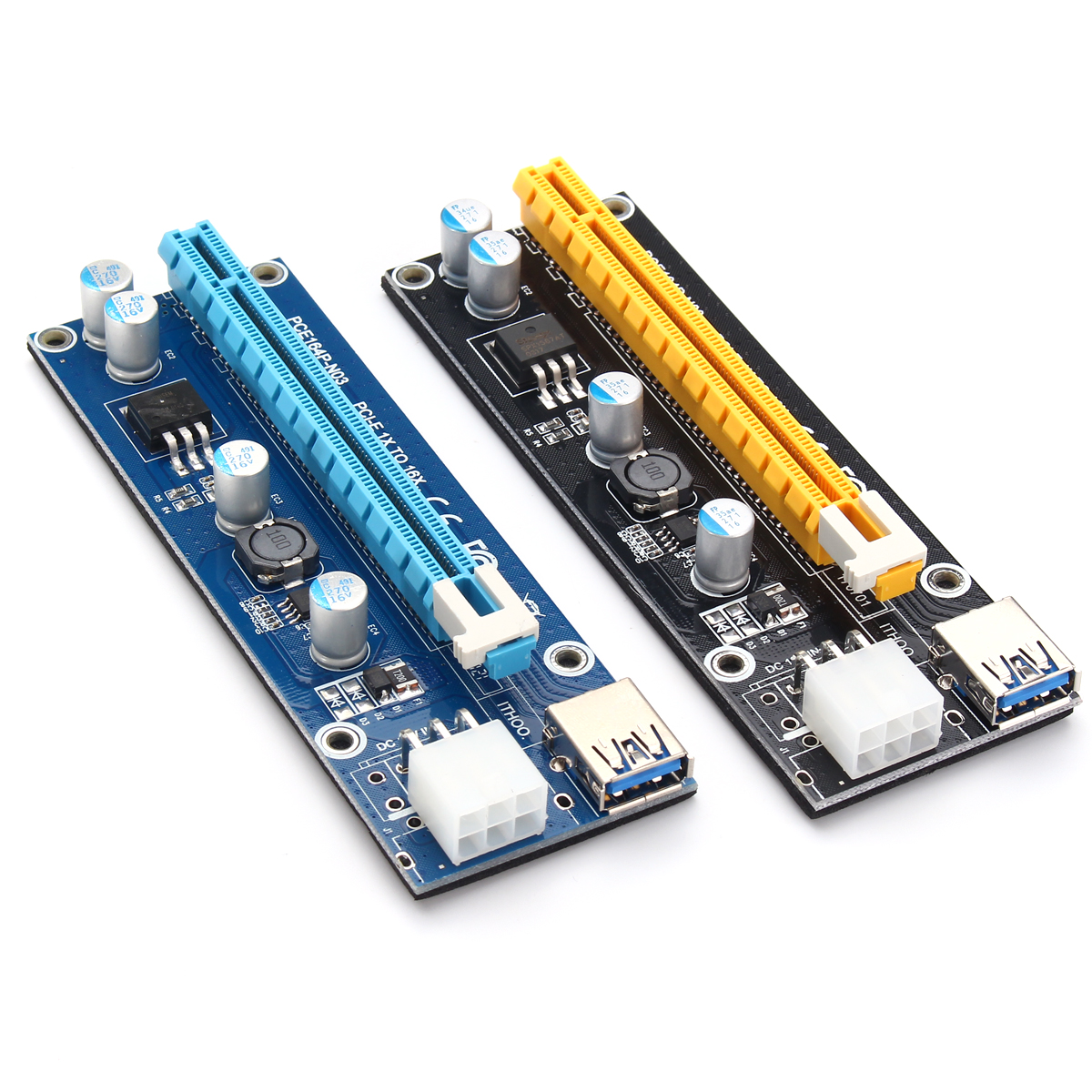 VER006C 0.6m M2 NGFF To 16X SATA 15PIN PCI-E 1X To PCI-E 16X USB 3.0 Cable Mining Riser Card