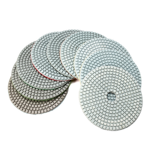 5 Inch Wet Dry Diamond Polishing Sanding Pads Discs Granite Concrete Glass Stone 