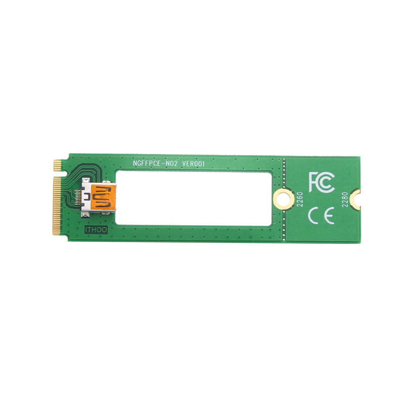 VER006C 0.6m M2 NGFF To 16X SATA 15PIN PCI-E 1X To PCI-E 16X USB 3.0 Cable Mining Riser Card