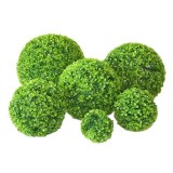 Artificial Aglaia Odorata Plant Ball Topiary Wedding Event Home Outdoor Decoration Hanging Ornament, Diameter: 8.7 inch