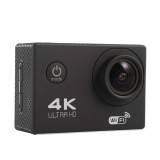 HAMTOD HK2TR HD 4K WiFi Sport Camera with Remote Control & Waterproof Case, Generalplus 4247, 2.0 inch LCD Screen, 170 Degree A Wide Angle Lens (Black)