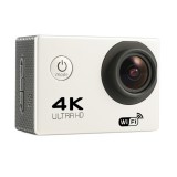HAMTOD HK2TR HD 4K WiFi Sport Camera with Remote Control & Waterproof Case, Generalplus 4247, 2.0 inch LCD Screen, 170 Degree A Wide Angle Lens (White)