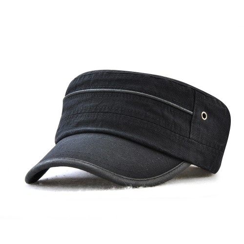 Dad Hat Mens Adjustable Cotton Flat Hats Outdoor Military Sunscreen Visor Caps