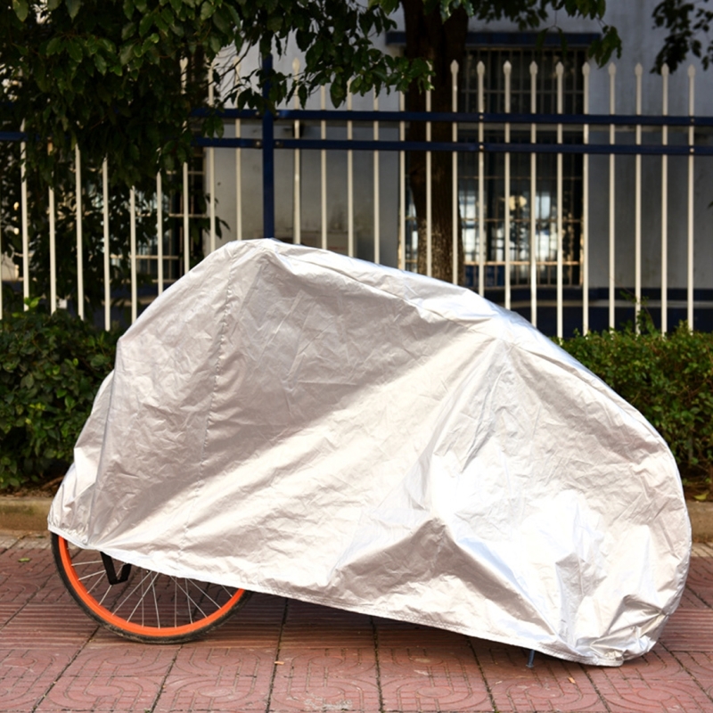190T Polyester Taffeta All Season Waterproof Sun Motorcycle Mountain Bike Cover Dust & Anti-UV Outdoor Bicycle Protector, Size: L