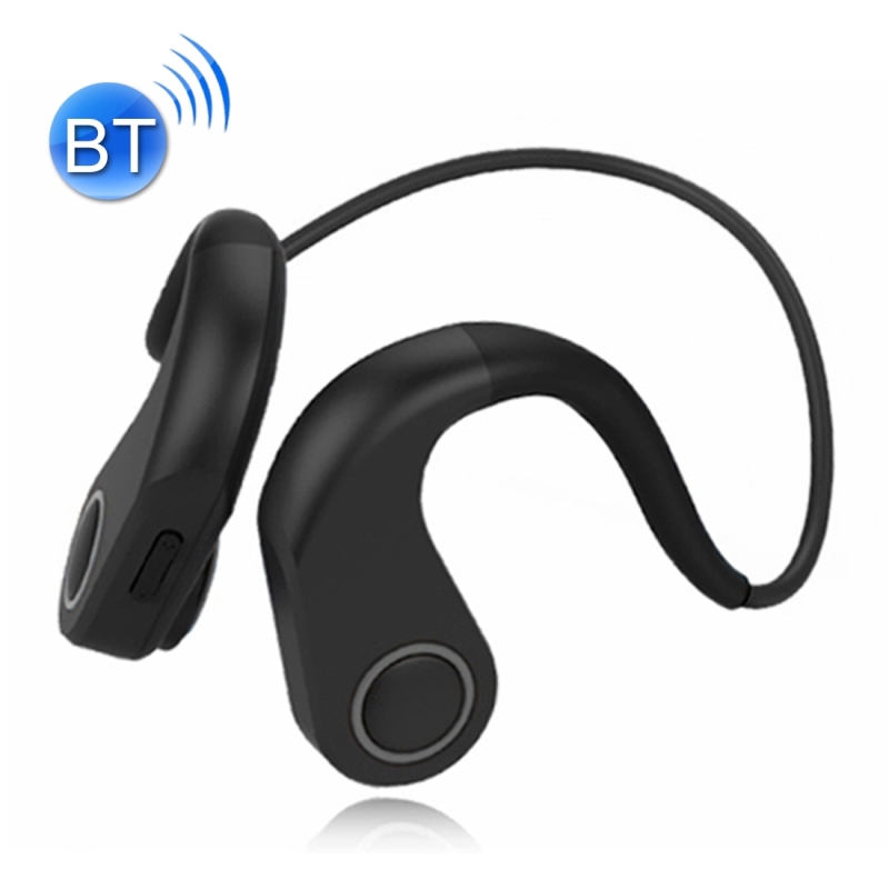 BT-DK Bone Conduction Bluetooth V4.1+EDR Sports Over the Ear Headphone Headset with Mic, Support NFC, For iPhone, Samsung, Huawei, Xiaomi, HTC and Other Smart Phones or Other Bluetooth Audio Devices (Black)