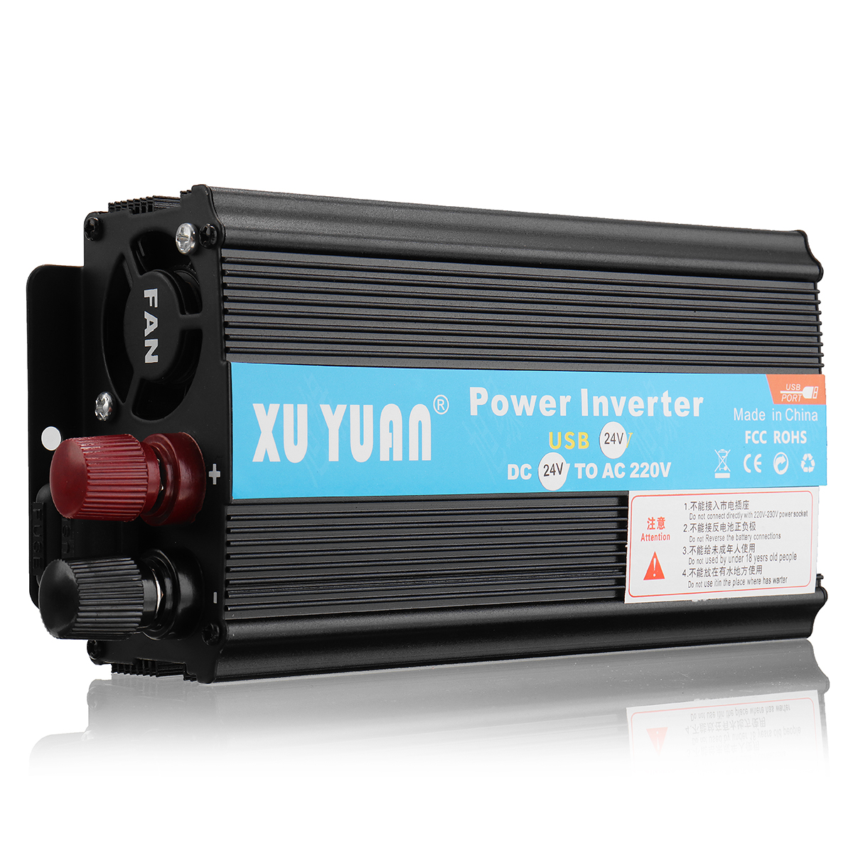 4000W Car Solar Power Inverter DC 12/24V to AC 220V Modified Sine Wave Converter 