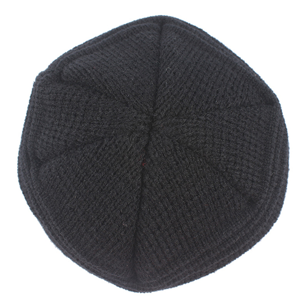 Mens Womens Winter Warm Knitted Beanie Causal Windproof Earmuffs  Skull Caps Plush Slouch Hats