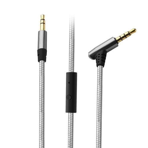 Tsumbay 3.5mm Male to Male AUX Cable 1M with Microphone for Headphones