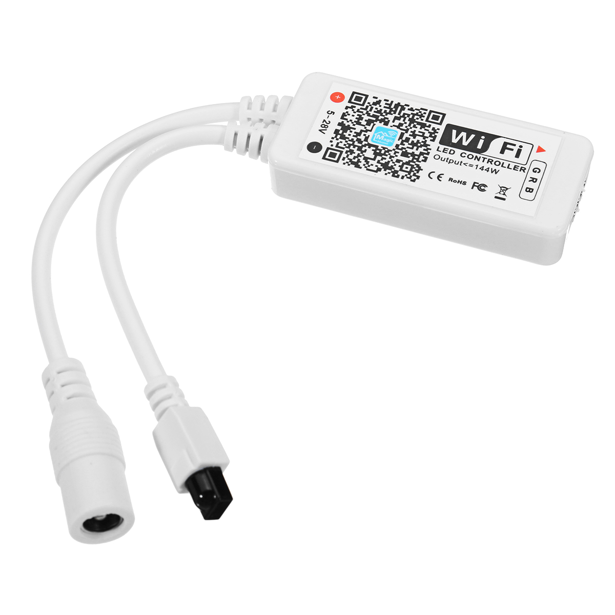 15M Non-waterproof SMD5050 RGB Alexa APP Home Wifi Control Smart LED Strip Light Kit AC110-240V