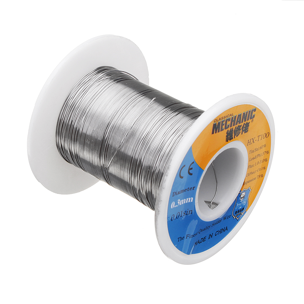 150g 63/37 Tin Lead Rosin Core 0.3mm 1.2% Flux Reel Welding Line Solder Wire Low Melting Point