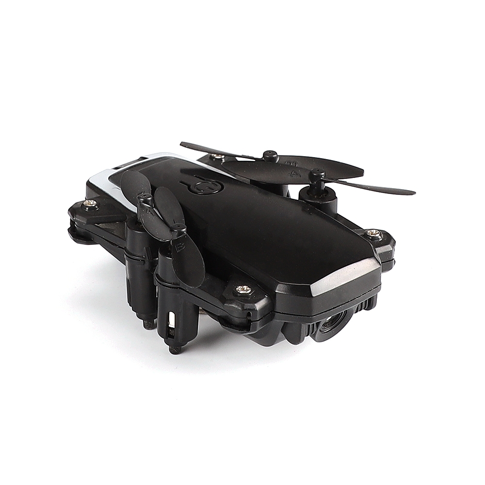 LF606 Wifi FPV Mini Quadcopter Foldable RC Drone with 0.3MP Camera & Remote Control, One Battery, Support One Key Take-off / Landing, One Key Return, Headless Mode, Altitude Hold Mode (Black)