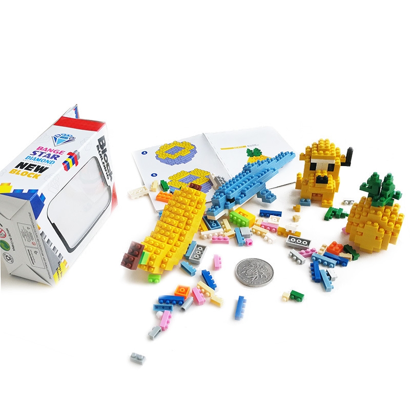 Alpaca Pattern Plastic Diamond Particle Building Block Assembled Toys