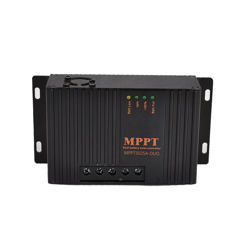 MPPT5025A-DUO MPPT 25A 12V Solar Charge Controller With LCD Solar Regulator For Solar Panel Charger