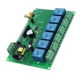DC 12V 6 Channel DIY Receiver Relay Module Board With Wireless RF Remote Control Switch