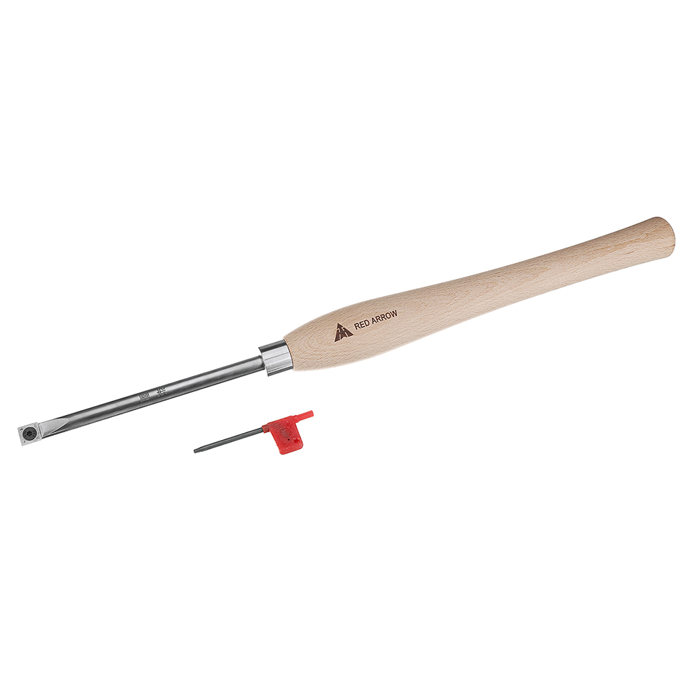 RED ARROW XI MU Wood Turning Tool with Wood Handle and Wood Carbide Inserts Wood Lathe Tool