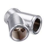 3-Way Y-Shape G1/4 Internal Thread Water Cooling Fittings Joints for PC Computer Water Cooling