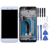 LCD Screen and Digitizer Full Assembly with Frame for Huawei P8 Lite (2017) (White)