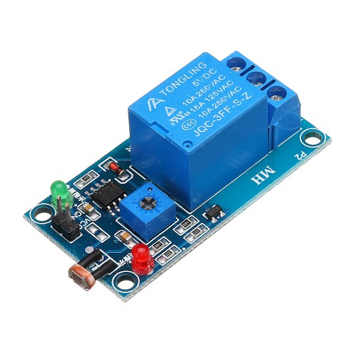 5V photosensitive resistance sensor and relay module optical switch 