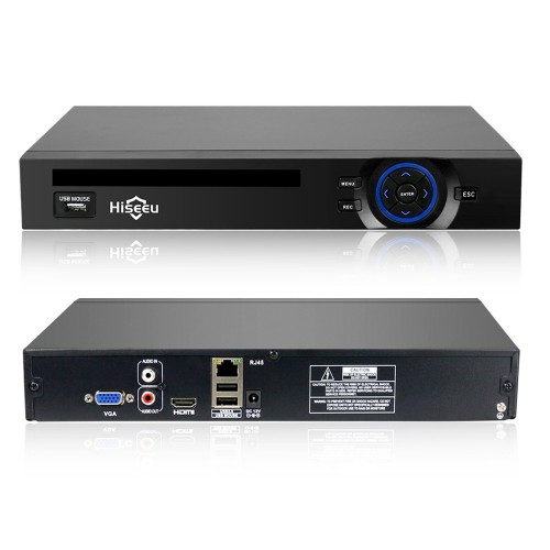 Hiseeu 32CH 2HDD 5MP 1080P 4K CCTV H.265 NVR DVR Network Video Recorder ONVIF for IP P2P2 SATA Camera